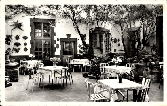 Postcard Cordes Tarn, Hostellerie du Vieux Cordes