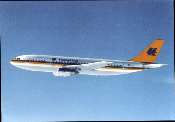 Postcard passenger aircraft of Hapag Lloyd, Airbus A 300 B 4