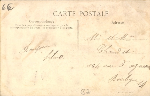 Postcard Robinson Hauts de Seine, Château de Malabry, French architecture, garden,