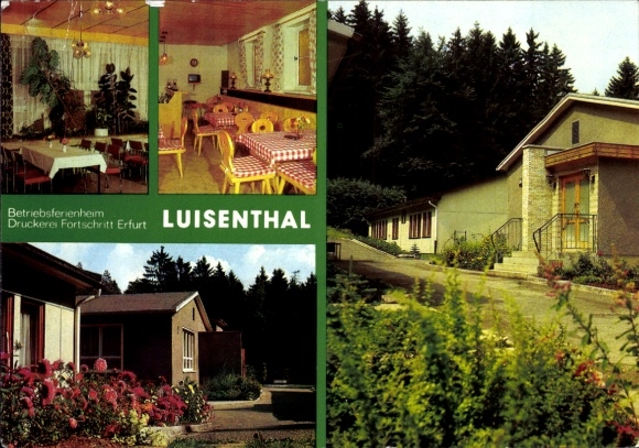 Ak Luisenthal im Thüringer Wald, Betriebsferienheim Druckerei Fortschritt Erfurt