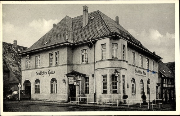 Postcard Springe am Deister, hotel German house