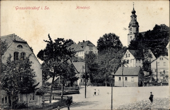 PC Großröhrsdorf in Upper Lusatia Saxony, Mitteldorf
