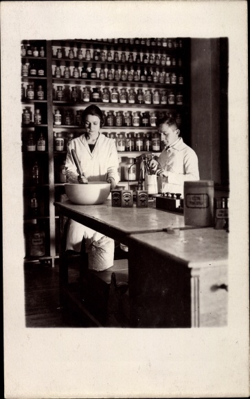foto Ak Dresden Ost Leuben, Pinnaer Landstrasse 119, Apotheek Alexander May