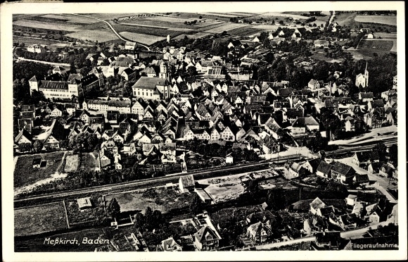Ak Rohrdorf Meßkirch in Oberschwaben, luchtfoto