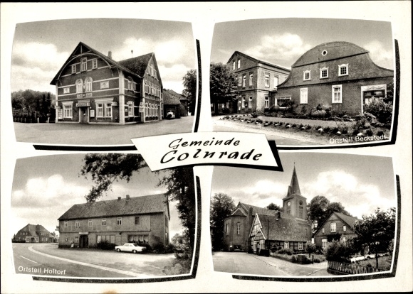 PC Colnrade Lower Saxony, district Holtorf, district Beckstedt, church, shop