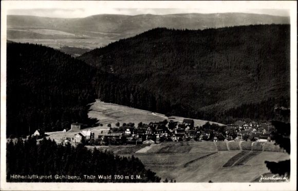 Ak Gehlberg Suhl in Thüringen, panorama van de stad