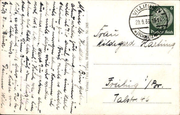 Postcard German Wehrmacht, reserve exercise, rifle cleaning