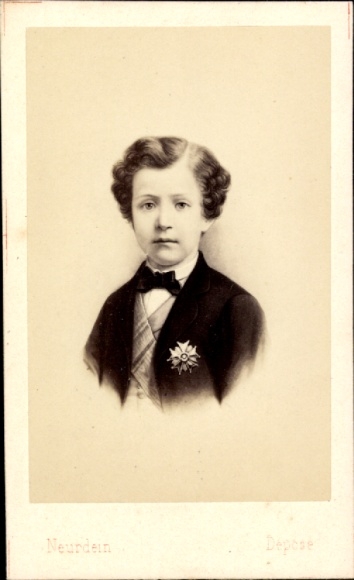 Carte de Visite Napoléon Eugène Louis Bonaparte, Prince Imperial, son of Emperor Napoleon III.