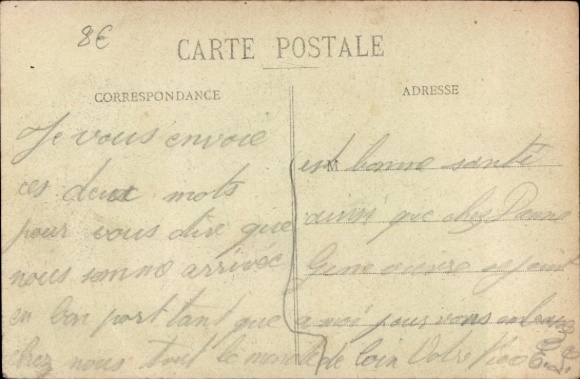 Postcard Sorel Moussel Eure et Loir, stationery