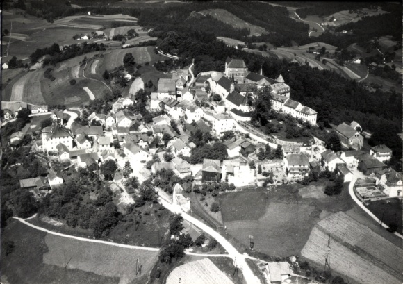 foto Fürstenstein in Neder-Beieren, luchtfoto