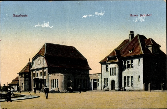 PC Saarlouis in Saarland, new train station