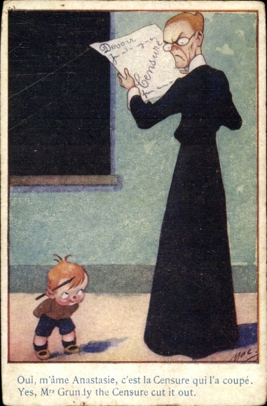 Artysta KP Boy w szkole, egzamin, surowy nauczyciel