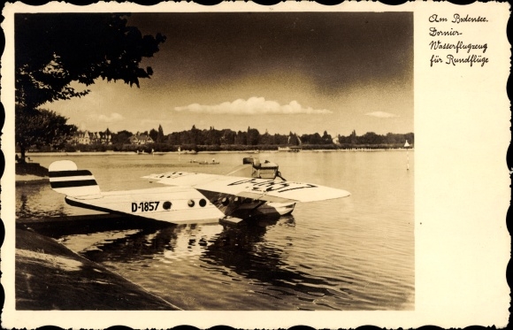 PC Lake Constance, Dornier seaplane for sightseeing flights, D 1857