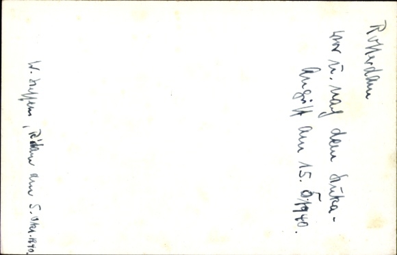 PC Rotterdam South Holland Netherlands, Maas station, ruins, war damage WWII