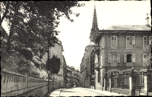 Ak Plombières les Bains Lothringen Vosges, Krankenhaus, Rue Grillot