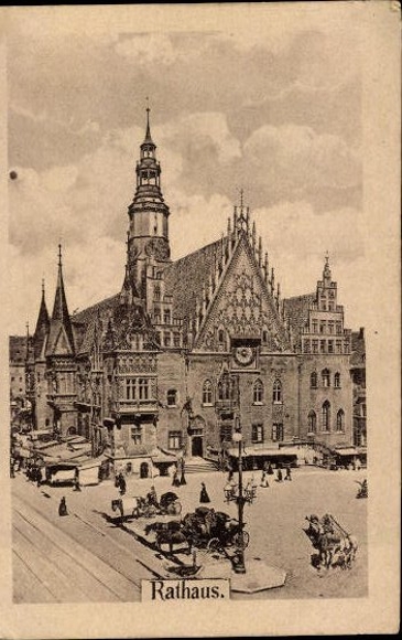 Postcard Königsbach Stein in Baden, aerial photograph
