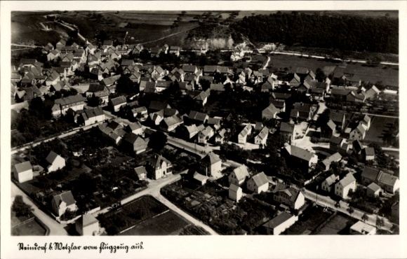 Postcard Steindorf Wetzlar an der Lahn, aerial photograph