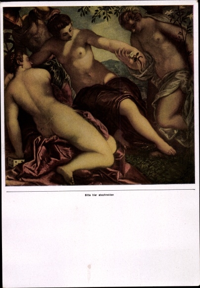 Collection picture The painting of the baroque, Jacopo Tintoretto, Mercury and the three graces