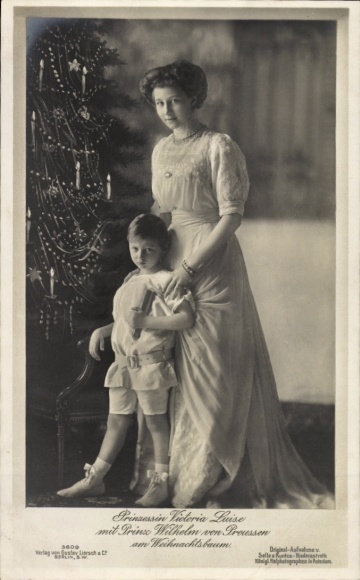 Ak Prinzessin Viktoria Luise, Prinz Wilhelm von Preußen