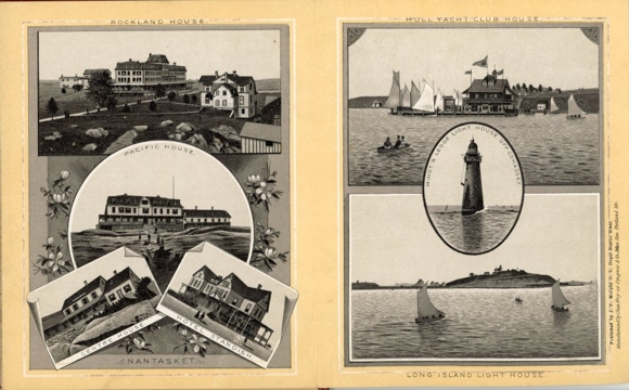 6 photos in the cover, Boston Harbor, John F. Murphy