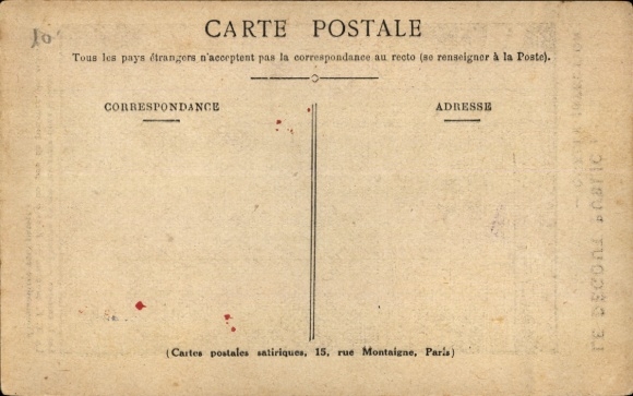 Kunstenaar Ak Le Degout public, Les Locataires, Comme ça sent mauvais dans la Cour, Humor