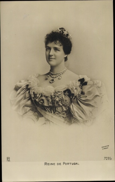 KP Królowa Portugalii Amélie, Amélie d'Orléans, portret