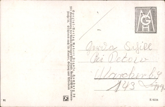 Song Postcard Gerda Ursula Marie, March of Wehrmacht Soldiers, Herms Niel
