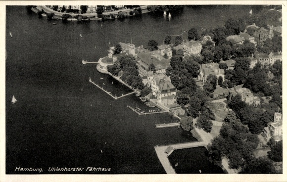 Postcard Hamburg Nord Uhlenhorst, Uhlenhorster Fährhaus