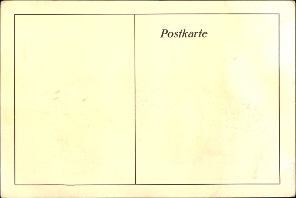 Artist Postcard Haß, Berlin Mitte, Friedrichs Realgymnasium, view of the schoolyard