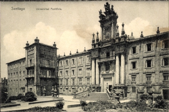 KP Santiago de Compostela Galicia Hiszpania, Universidad Pontificia, architektura