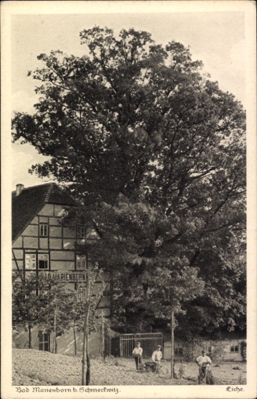 Ak Bad Marienborn Schmeckwitz Räckelwitz Oberlausitz, eik, herberg