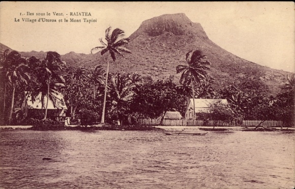 KP Raiatea Polinezja Francuska, Iles sous le Vent, Village d'Uturoa, Mt. Tapioka