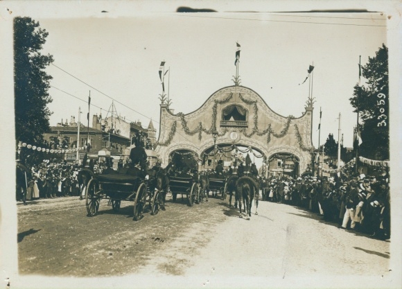 Photo Toulouse Haute Garonne, trip of President Raymond Poincare 1913