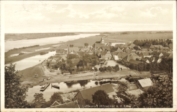 Ak Hitzacker an der Elbe, Blick auf den Luftkurort Hitzacker a. d. Elbe