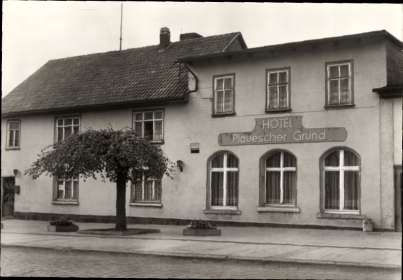 Postcard Plaue in Thuringia, Hotel Plauescher Grund