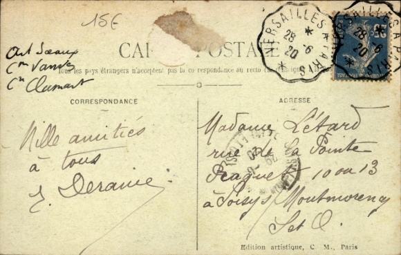 Postcard Meudon Clamart Hauts de Seine, L'Ermitage de Villebon