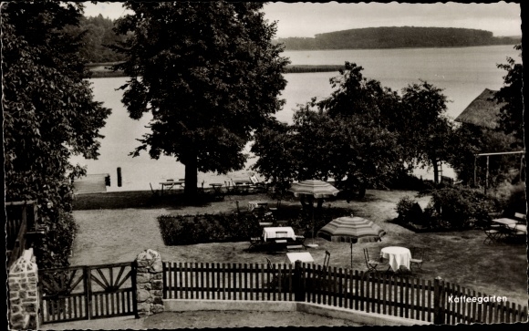 Postcard Seedorf in Lauenburg, Gasthof am See