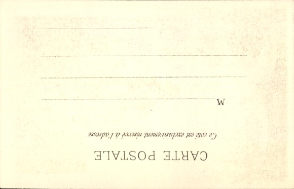 Artist Postcard Massena, Zurich, Rivoli