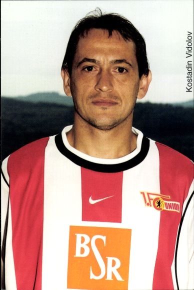 Autogrammkarte Fußballspieler Kostadin Vidolov, 1. FC Union Berlin, Portrait