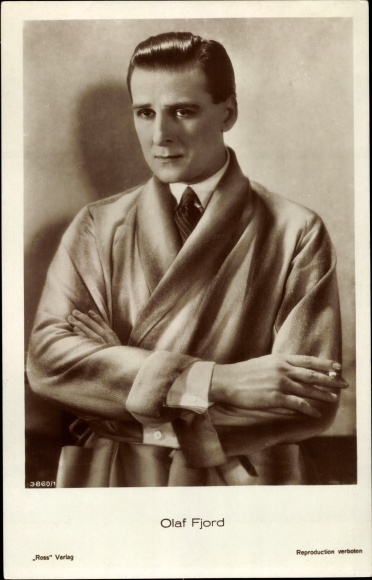 Ak Schauspieler Olaf Fjord, Ross Verlag, 3860 1, Portrait