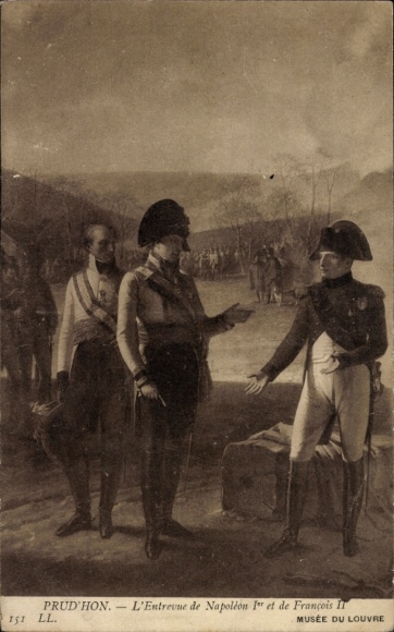Artist PC Prud'Hon, Napoleon I., Francois II.