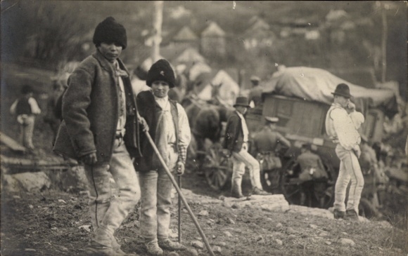 foto Ak Sfântu Gheorghe Sepsiszentgyörgy Saint George Roemenië, dorpelingen