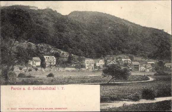 PC Villmar in Hesse, lot from the Goldbachtal in the Taunus