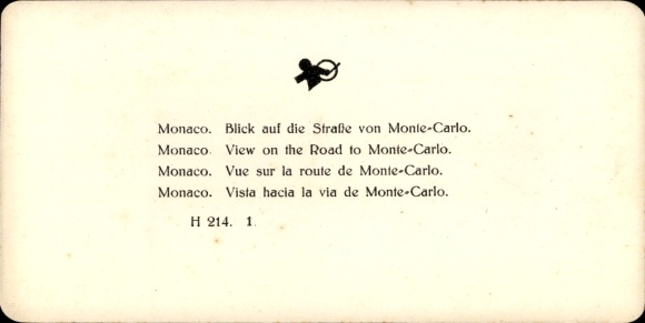 Stereo photo Monaco, street view of Monte Carlo