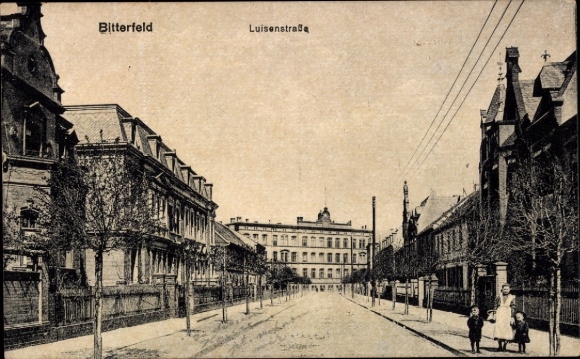 Postcard Bitterfeld in Saxony-Anhalt, Luisenstraße