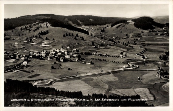 Ak Altglashütten Feldberg im Schwarzwald, Fliegeraufnahme