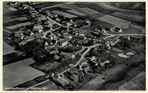 Postcard Irsching Vohburg an der Donau Upper Bavaria, aerial photograph