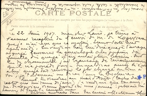 Postcard Cormeilles Eure, La Place