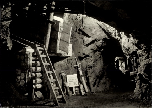 PC Waschleithe Grünhain Beierfeld Ore Mountains, ore mine Hercules Fresh happiness on Fürstenberg, stairs