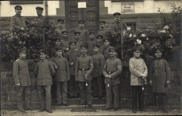 Zdjęcie KP Mosbach w Badenii, Dowództwo Okręgowe w lipcu 1916 r.
